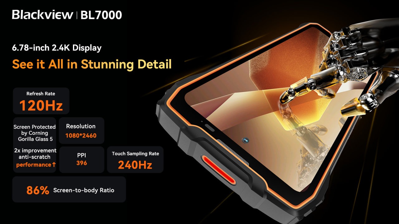 Вышел Blackview BL7000 — первый AI-флагман с 5G