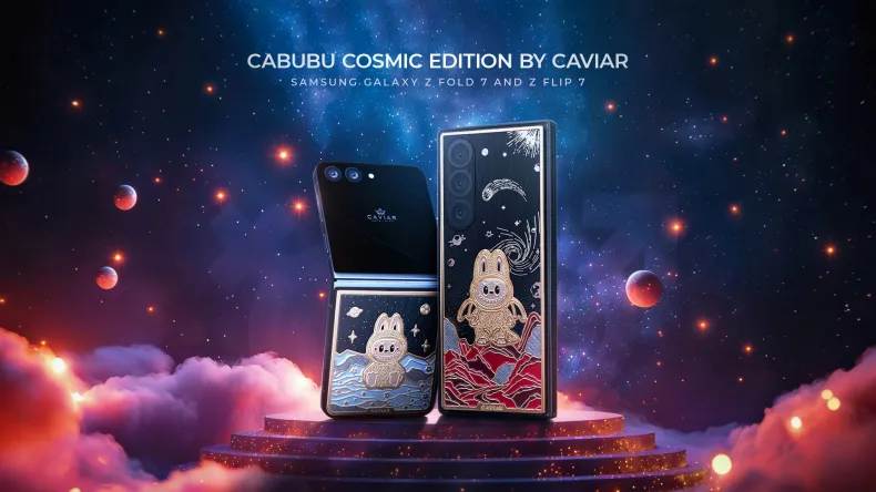 Золотые Galaxy Z Fold7 и Flip7 от Caviar