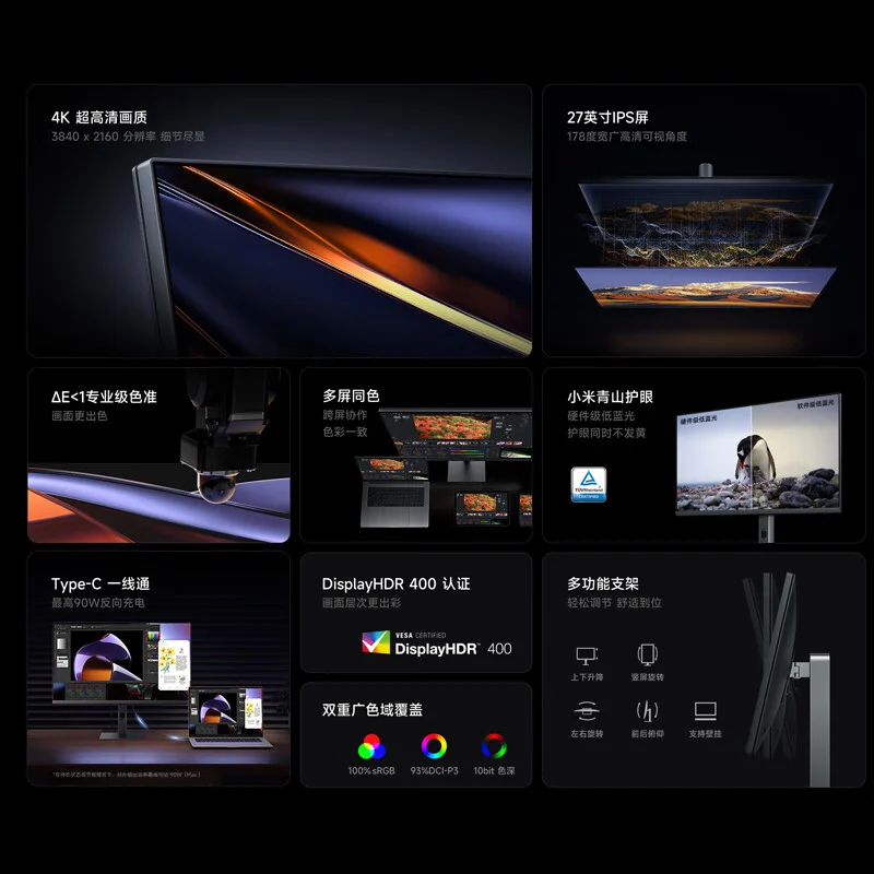 Xiaomi Redmi A27U 2026 — 4K монитор с USB-C