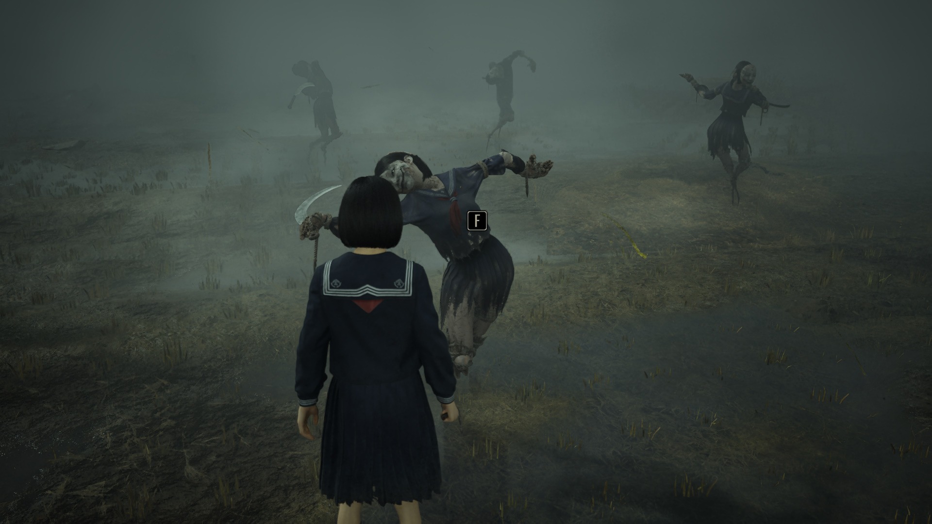 Решение головоломки с пугалами в Silent Hill F