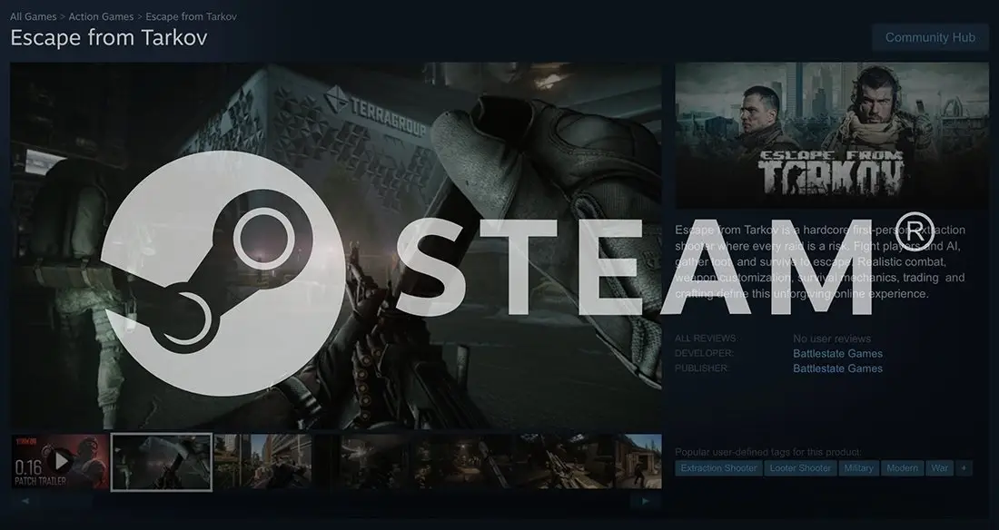 Escape from Tarkov выходит в Steam осенью