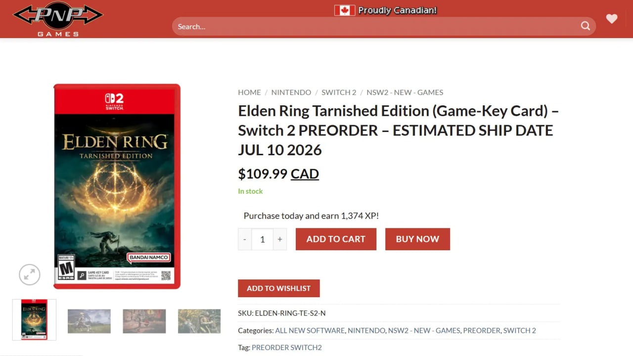 Инсайдер назвал возможную дату Elden Ring для Switch 2