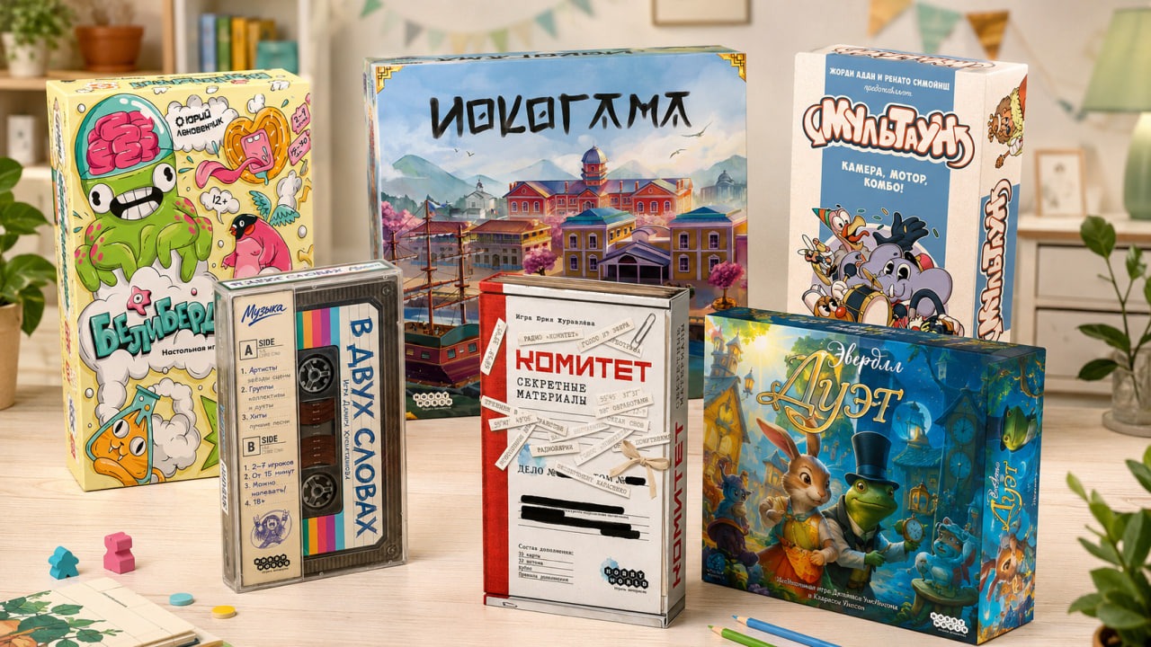 Hobby World Group анонсирует шесть новых настольных игр