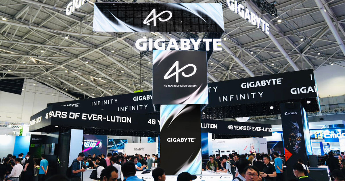 GIGABYTE на COMPUTEX 2026: ноутбуки и мониторы