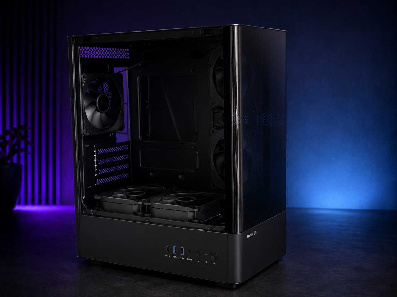 Zone 51 FURY Black: обзор корпуса для сборки игрового ПК