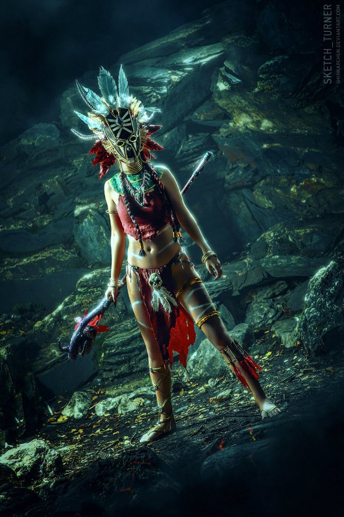 Знахарь из Diablo III: мрачный косплей с магией