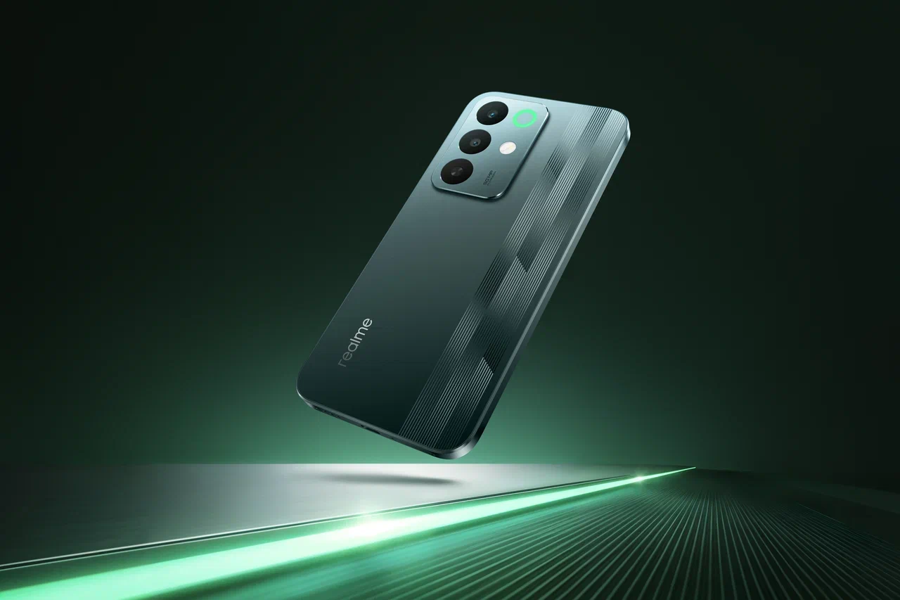 realme P4 зеленый