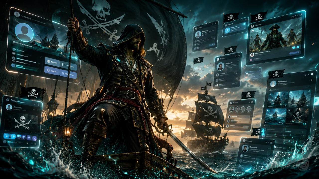 Ubisoft устроила пиратский рейд в соцсетях