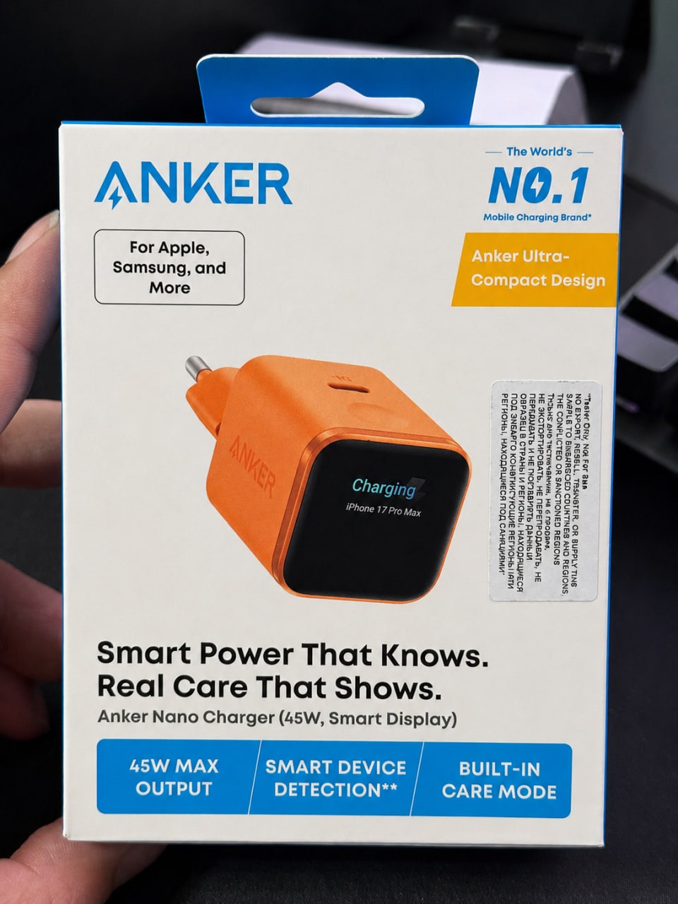 Обзор Anker Nano 45W Smart Display
