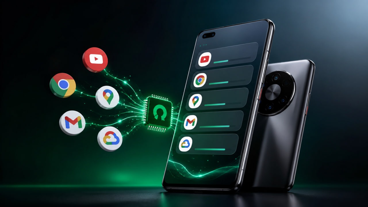 Как установить приложения Google на HUAWEI через microG