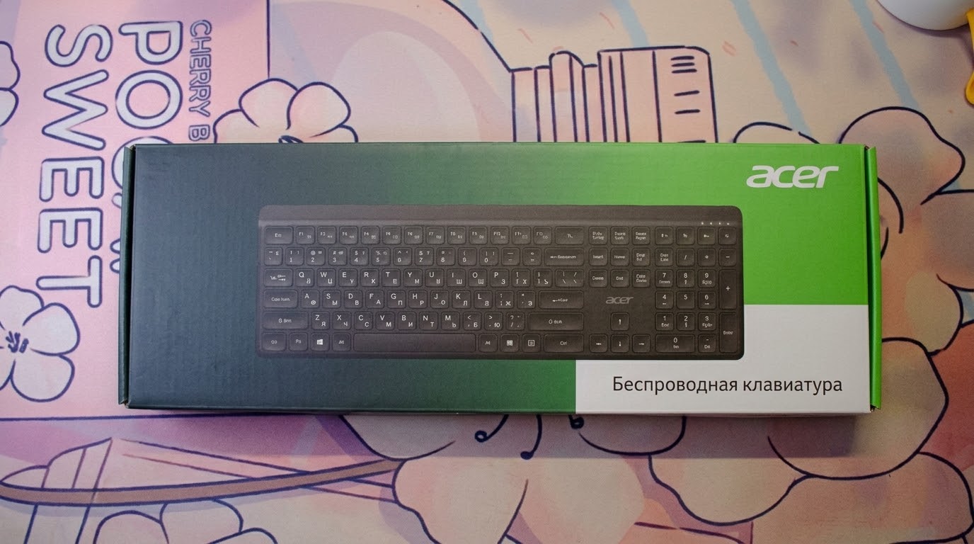 Обзор беспроводной клавиатуры Acer OKR501