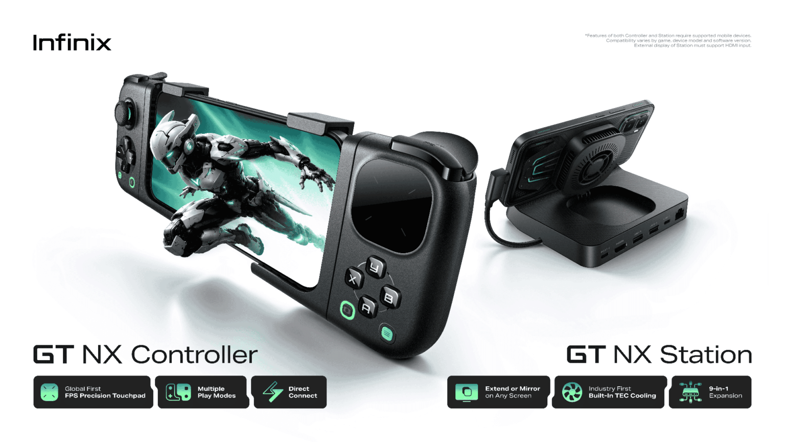 Infinix GT NX Controller и игровая док-станция GT NX Station