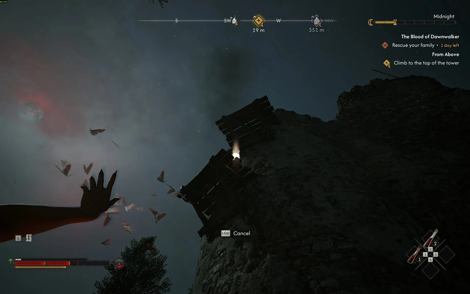 Применение Теневого шага для подъёма на строение — The Blood of Dawnwalker