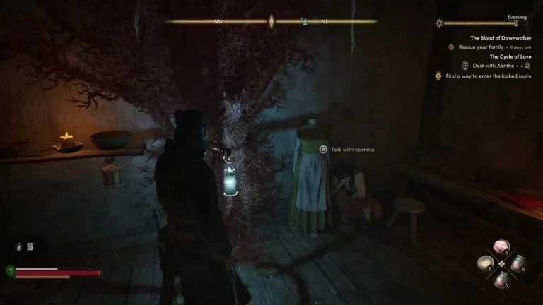 Статуя с фонарём в особняке Ксанте — The Blood of Dawnwalker