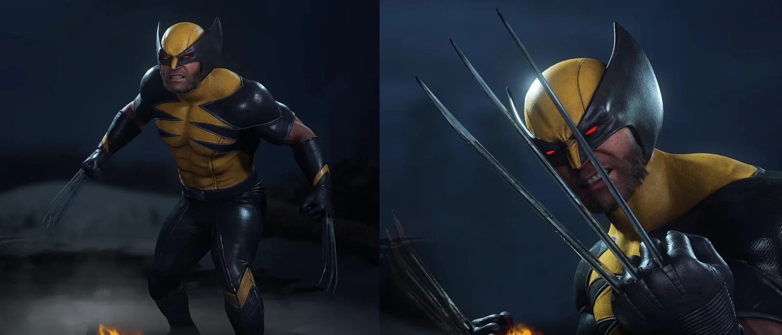Дикий костюм и крупный план полых когтей — Marvel's Wolverine