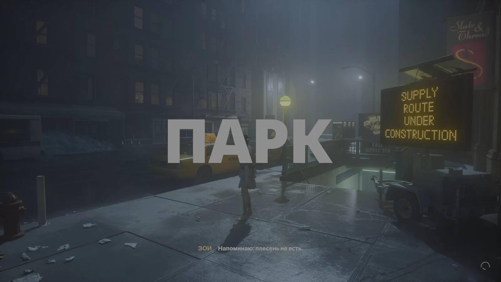 Дилан на улице у входа в Парк — CONTROL Resonant