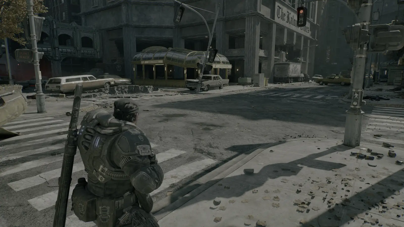 Отряд на городском перекрёстке — Gears of War: E-Day