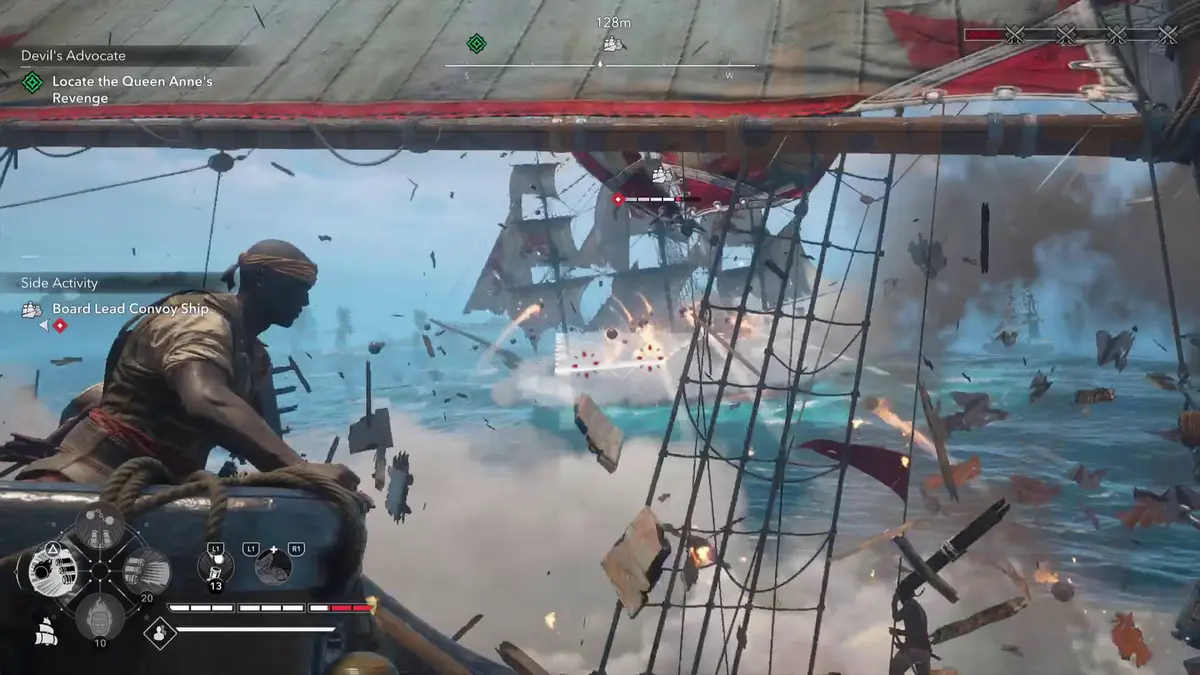 Морское сражение во время поиска Queen Anne’s Revenge