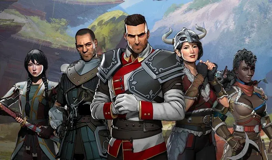 Группа бойцов на иллюстрации Shadow Fight 3