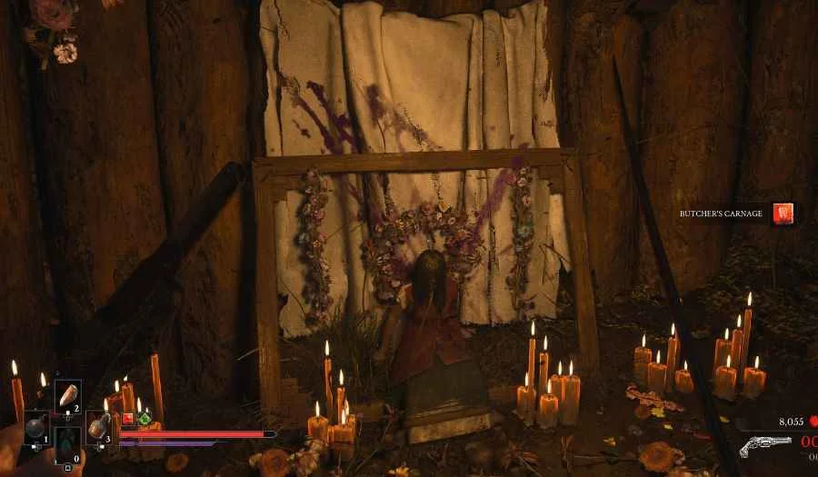 Сообщение о получении Butcher’s Carnage возле алтаря художника