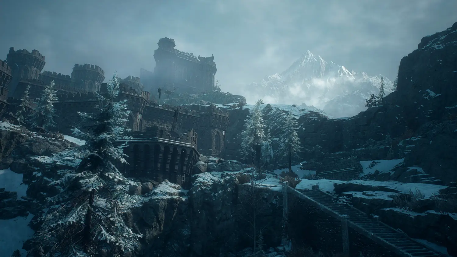 Заснеженное укрепление Норгана в Dragon’s Dogma 2: Dark Arisen