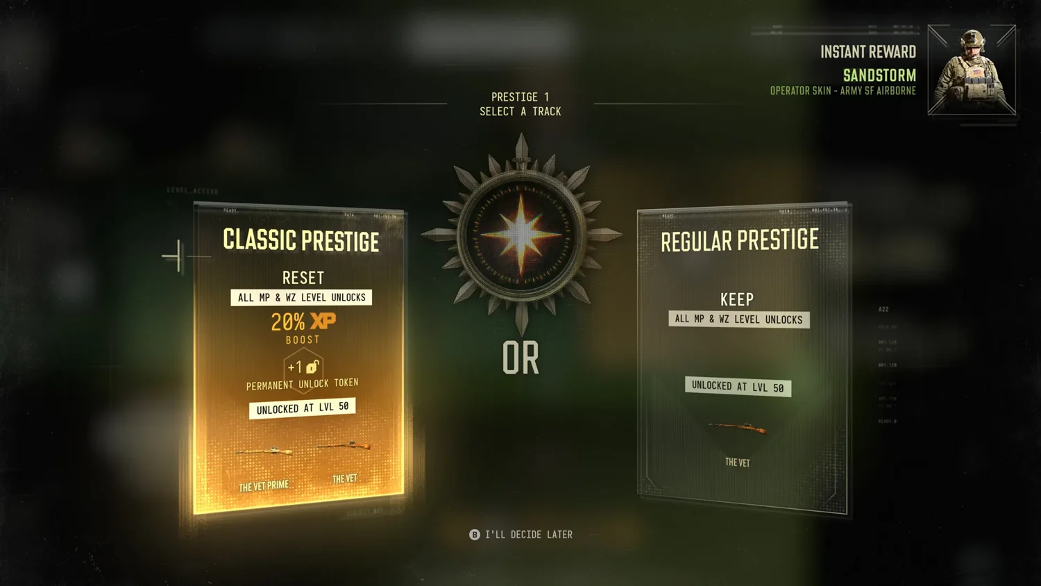 Сравнение Classic Prestige и Regular Prestige в Modern Warfare 4