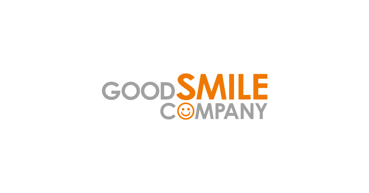 Серо-оранжевый логотип Good Smile Company на белом фоне