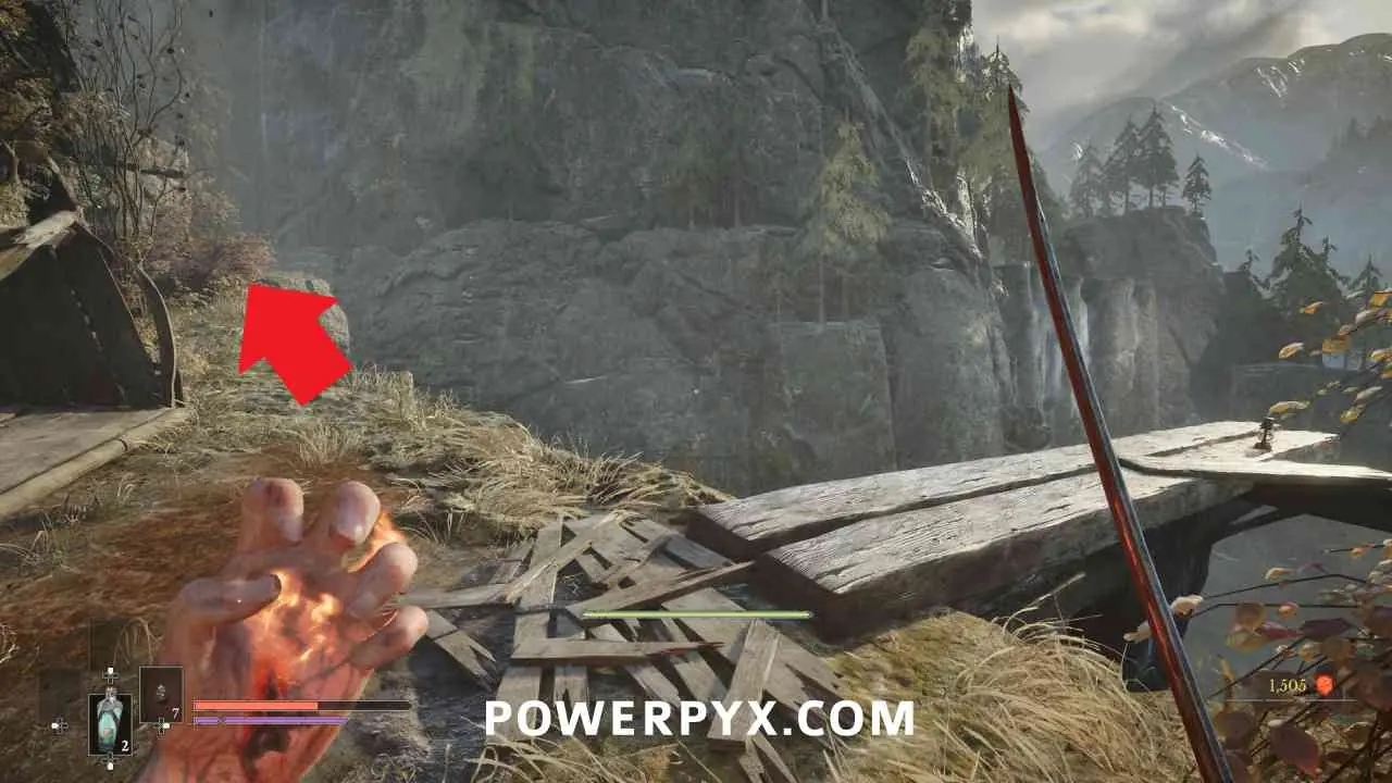 Платформа над обрывом Valley of Ashes