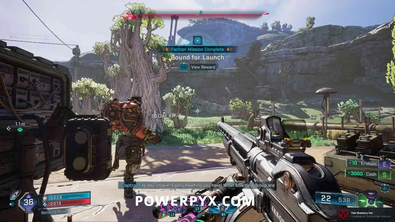 Завершение Bound for Launch после запуска корабля в Borderlands 4