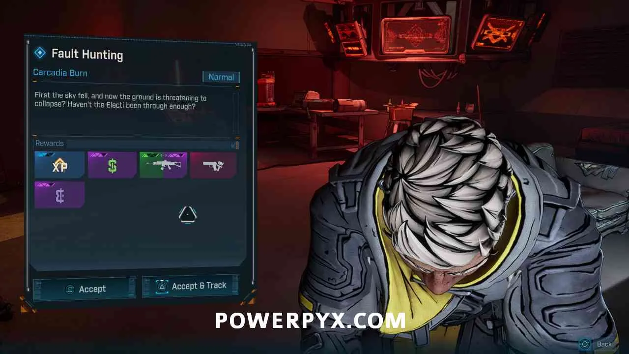 Начало Fault Hunting у Леопольда в Borderlands 4