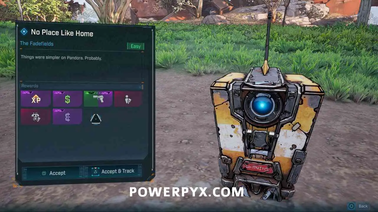 Клэптрэп у озера в No Place Like Home Borderlands 4