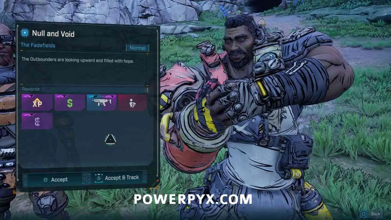 Раш выдаёт Null and Void в Borderlands 4