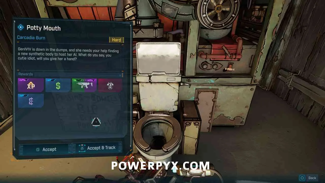 Туалет с GenIVIV в Potty Mouth Borderlands 4