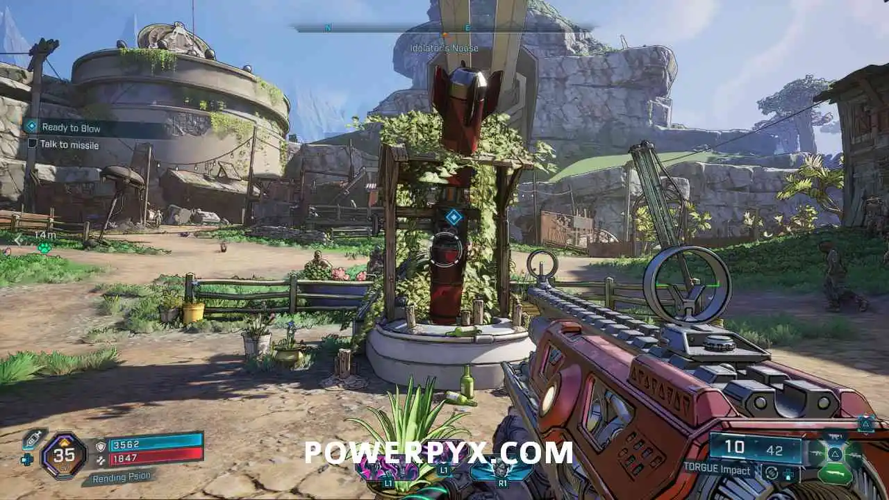 Ракета Джиджи в колодце в Ready to Blow Borderlands 4