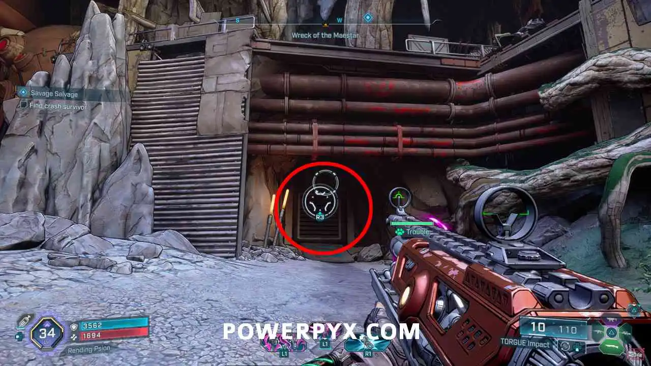 Решётка в туннелях Savage Salvage Borderlands 4