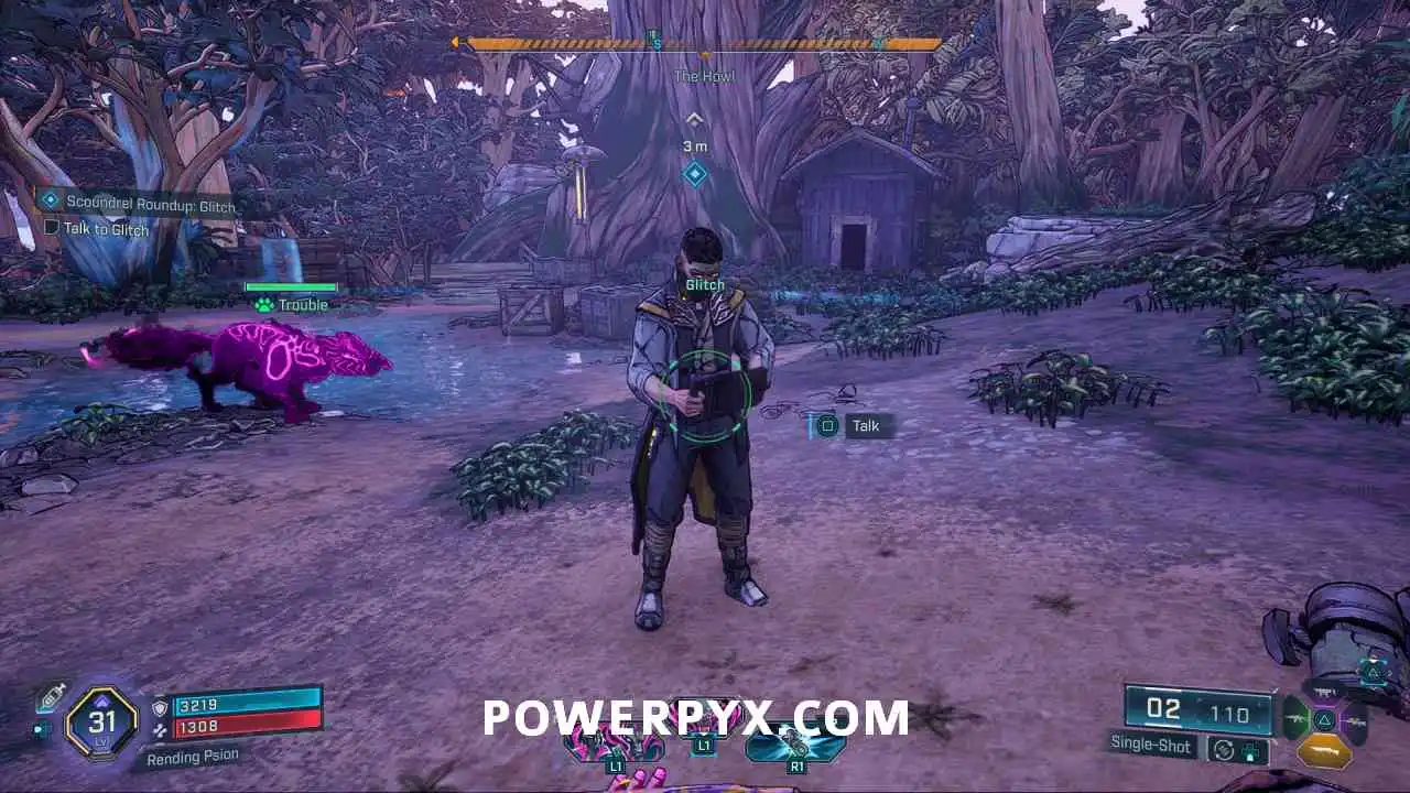Glitch возле Rootdown Estates в Borderlands 4