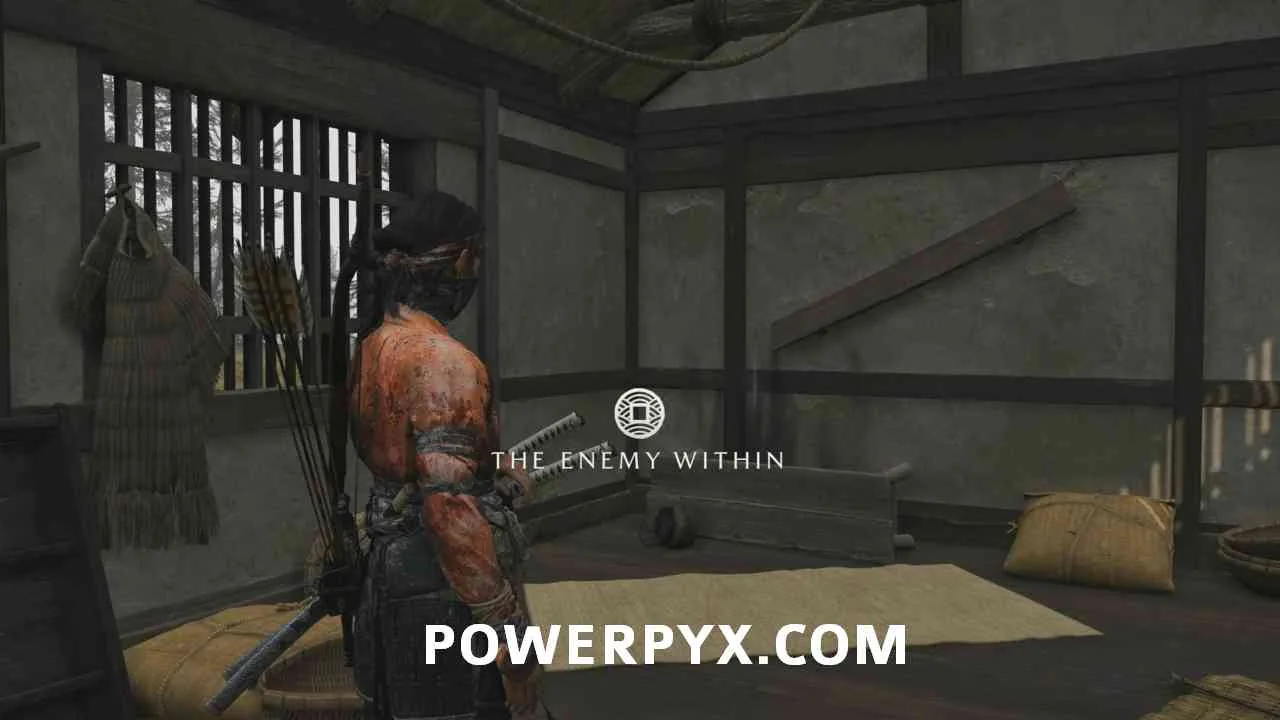 Гоэмон внутри дома на заставке The Enemy Within