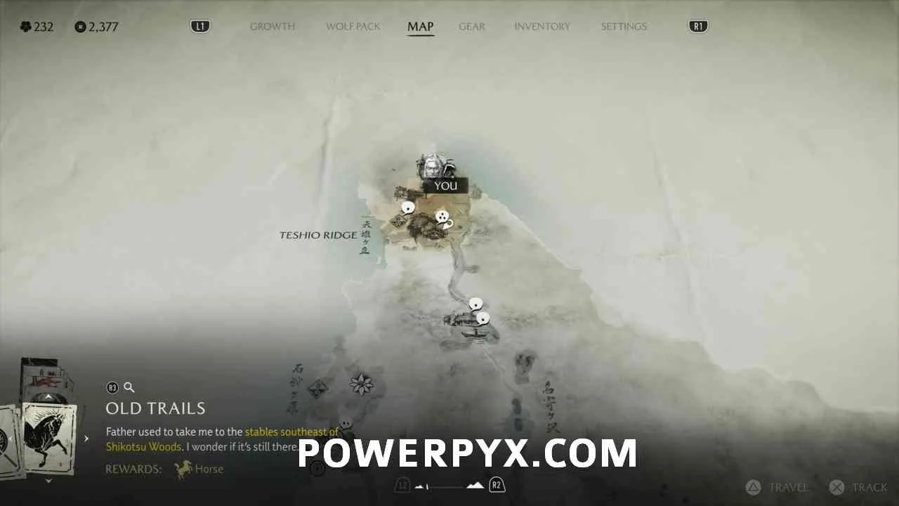 Поручение у Kamikawa Trading Post на карте