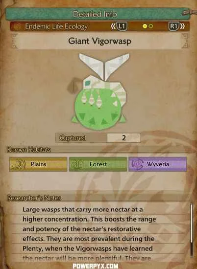 Карточка Giant Vigorwasp с крупным зелёным мешком