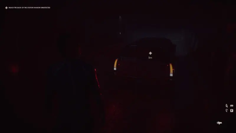 Подход к автомобилю в конце пролога Halloween: The Game
