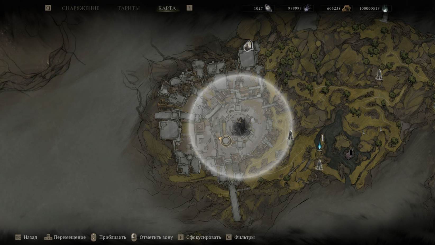 Цитадель покаяния Mortal Shell 2 карта