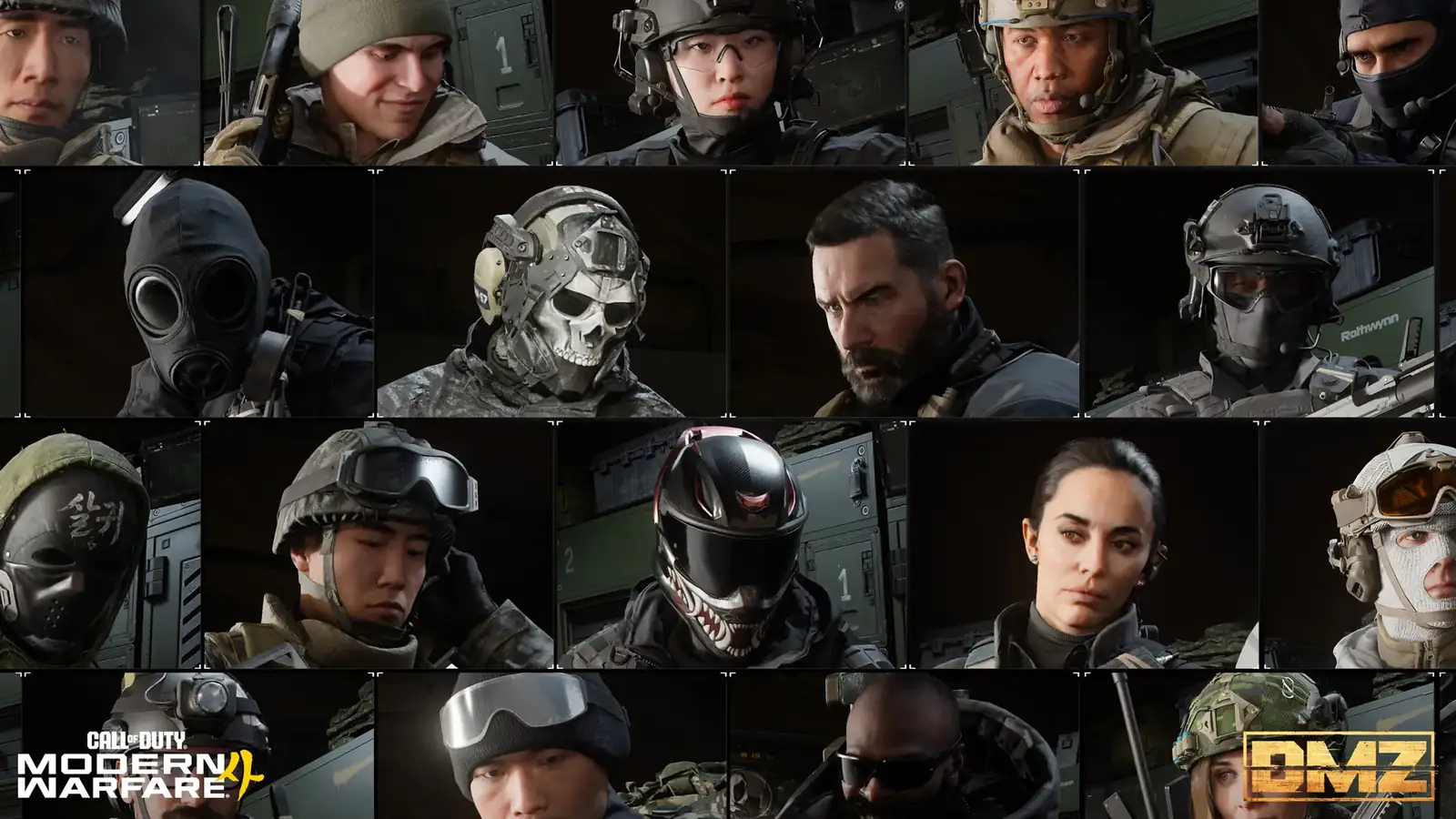 Коллаж оперативников Modern Warfare 4 и DMZ