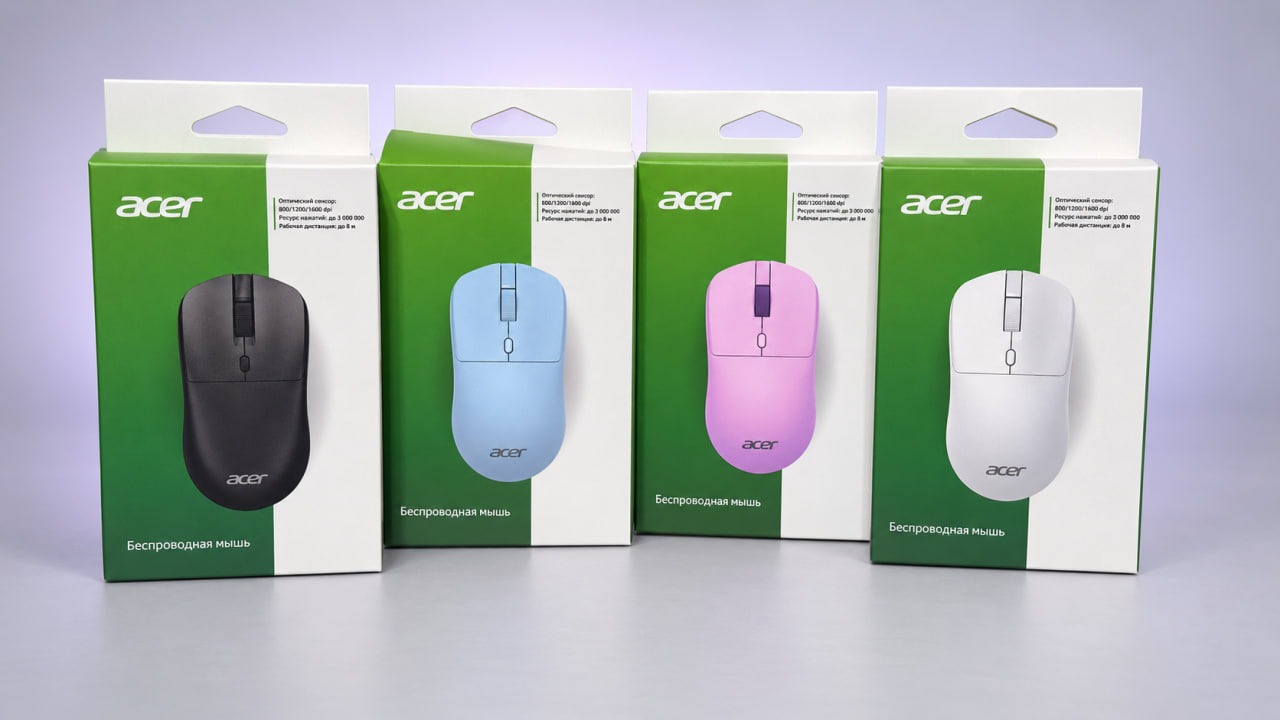 Обзор Acer OMR501: лёгкая беспроводная мышь за 399 рублей