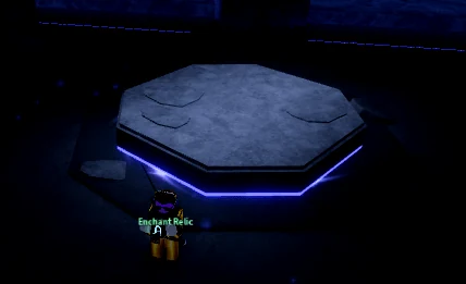 Удочка и Enchant Relic у постамента Keepers Altar