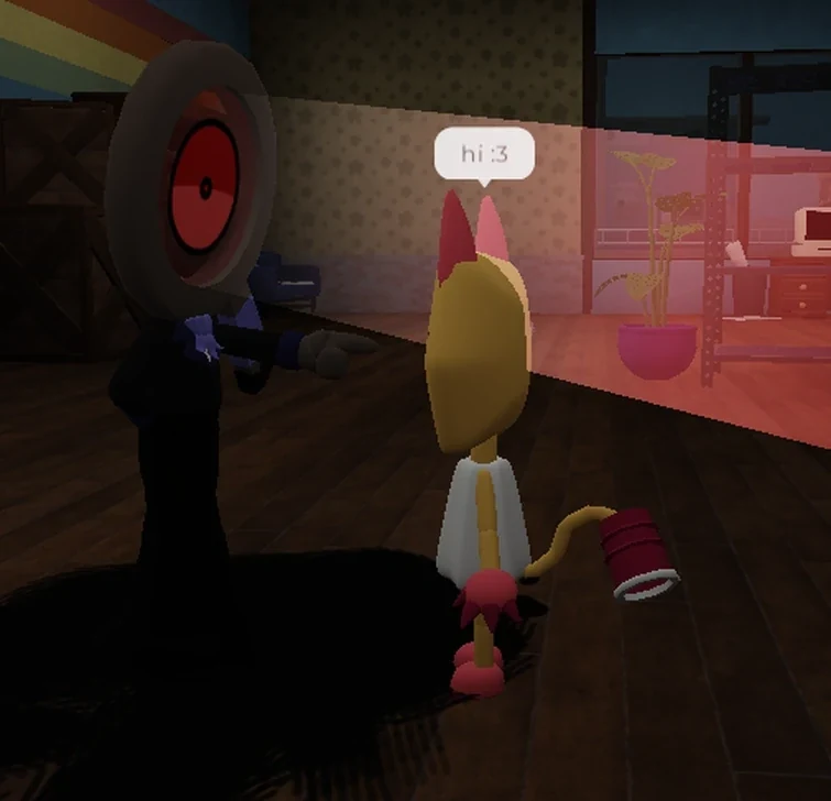 Атакующий Twisted Rodger после активации ловушки