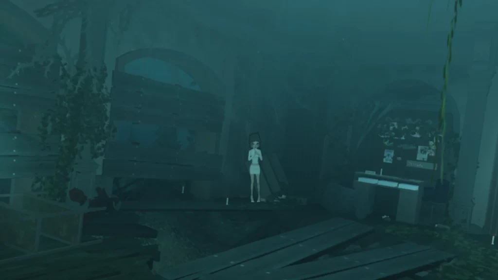 Лана в стартовом помещении Tales of the Dark King
