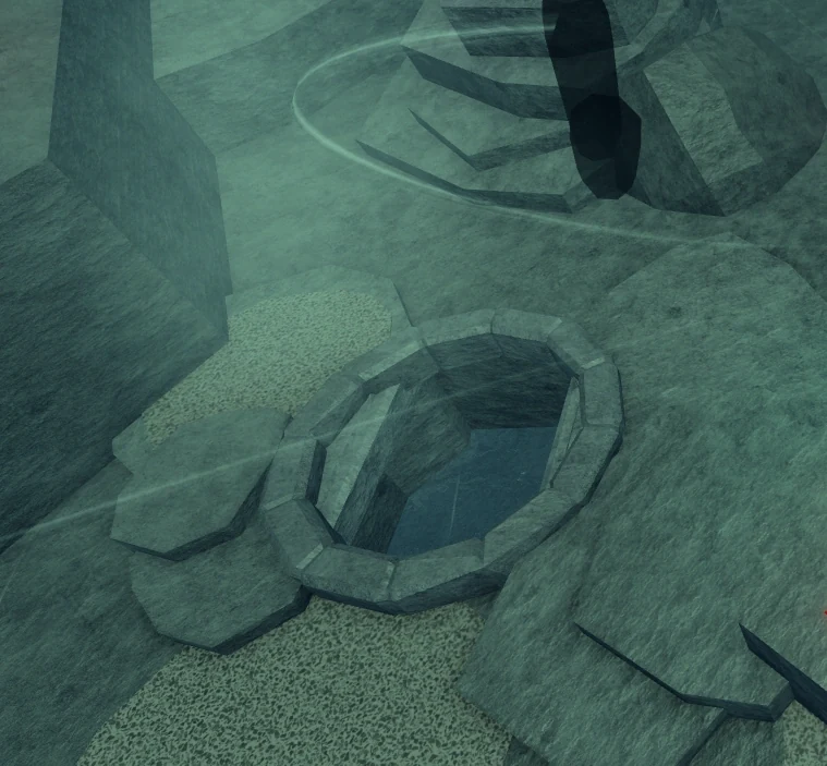 Открытый проход к лабиринту в The Depths