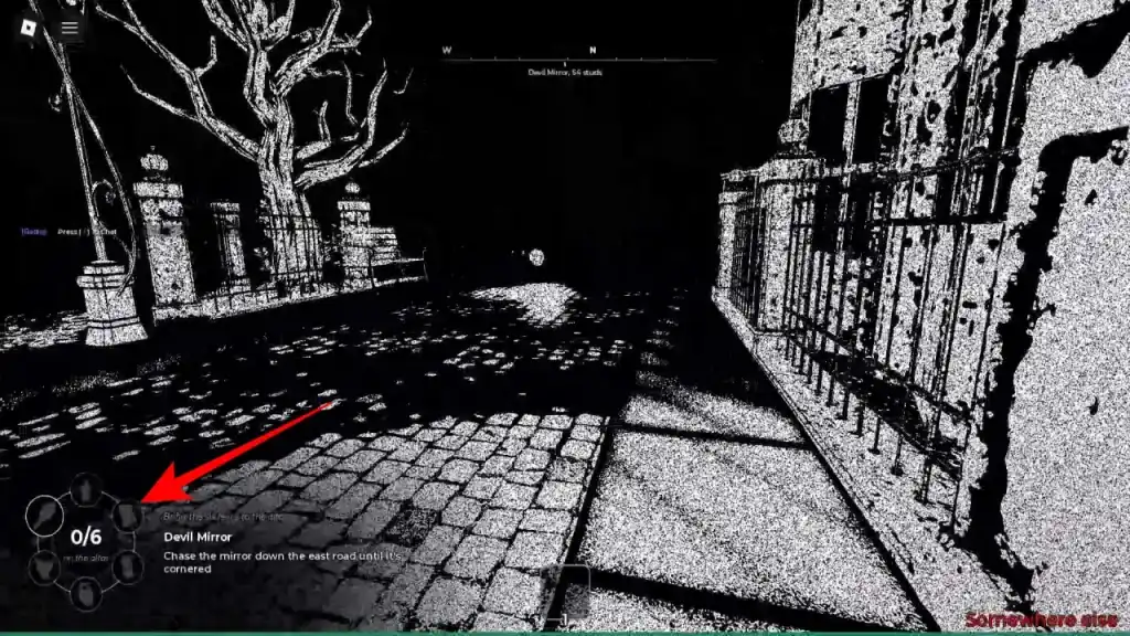 Текущая цель Devil Mirror и счётчик реликвий в Demonology