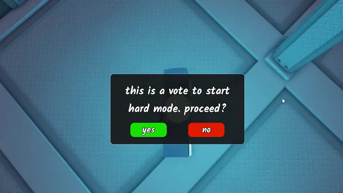 Подтверждение голосования за Hard Mode